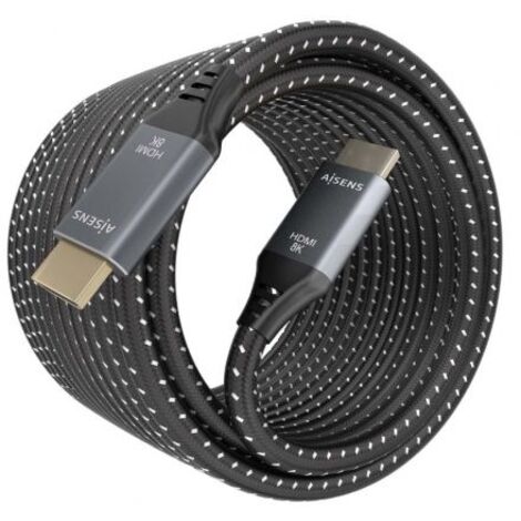 Cable HDMI Aisens A150-0878 10 m Negro/Gris (1/2)