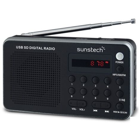 Radio Portátil Digital Sunstech RPDS32SL Wi-Fi (1/2)