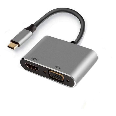 EW9700 Adaptador gráfico USB Negro, Plata (1/2)