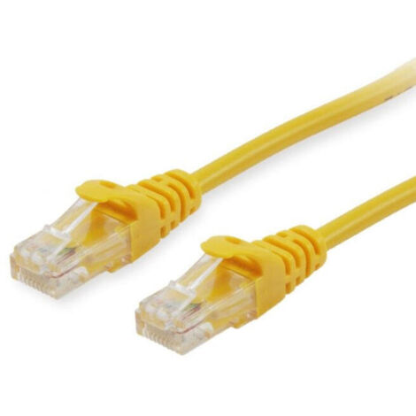 Cable de Red Rígido UTP Categoría 6 Equip 625467 0,5 m Amarillo (1/2)