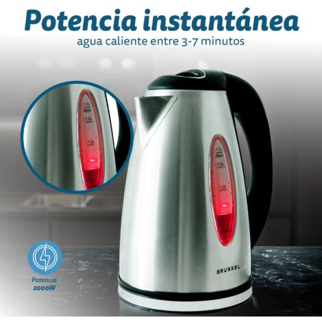 Hervidor Grunkel HV-16GX Acero Inoxidable 2200 W 1,7 L (1/5)