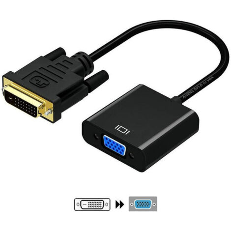 Adaptador Aisens A147-0352/ DVI Macho - VGA Hembra (1/3)