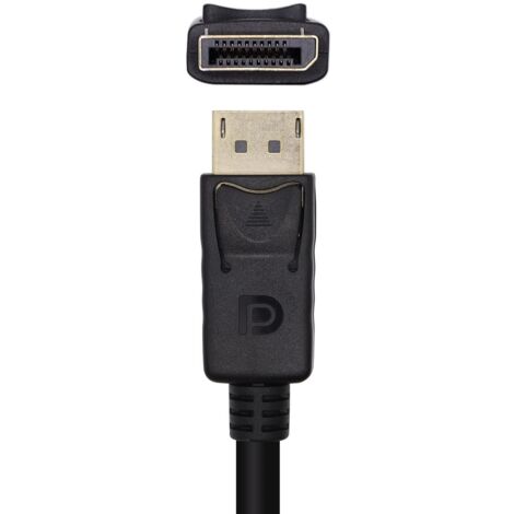 Cable Conversor Aisens A125-0459/ Displayport Macho - HDMI Macho/ 1m/ Negro (1/3)
