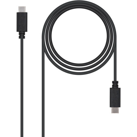 Cable USB NANOCABLE 10.01.2301-L150-W 1,5 m Blanco (1 unidad) (1/3)
