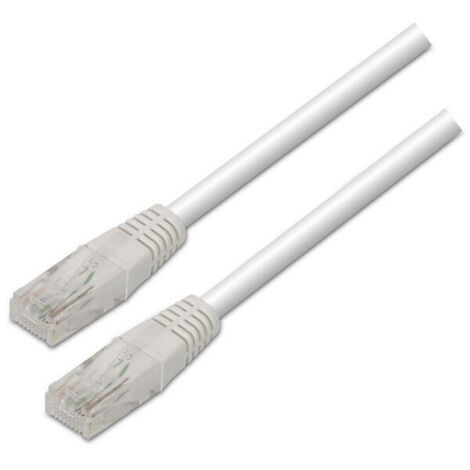 Cable de Red RJ45 UTP Aisens A133-0199 Cat.5e/ 3m/ Blanco (1/2)