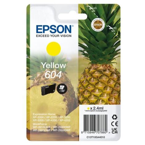 Cartucho de Tinta Original Epson XP-2200 WF-2910DWF Amarillo Negro (10 Unidades) (1/2)