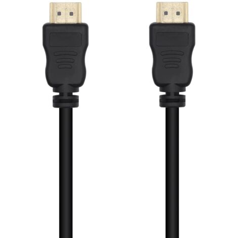 Cable HDMI V1.4 Alta Velocidad 14+1 CCS, A/M-A/M, Negro, 1.0m (1/3)