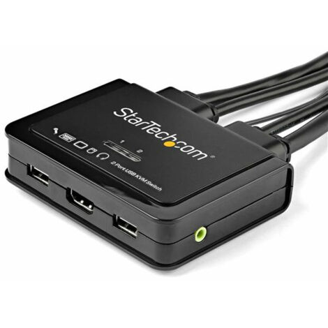 SWITCH KVM DE 2 PUERTOS HDMI (1/5)