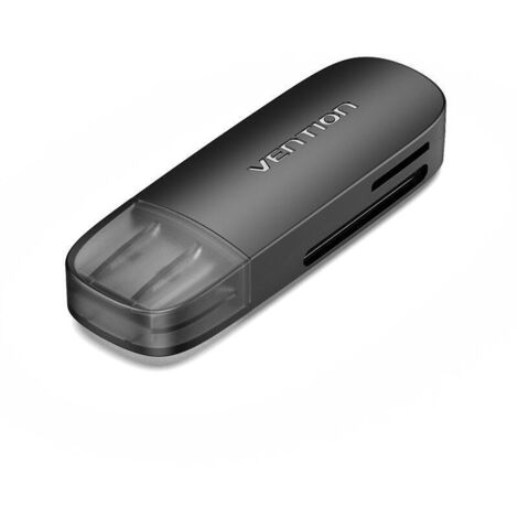 Lector de Tarjetas Externo Vention CLEB0/ USB 2.0 (1/4)