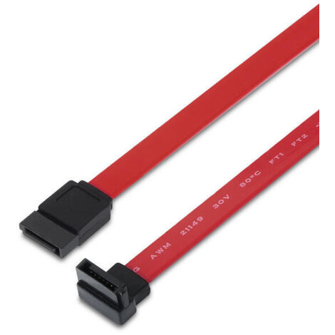 Cable SATA Aisens A130-0155/ SATA Hembra - SATA hembra/ 0.5m/ Rojo (1/2)