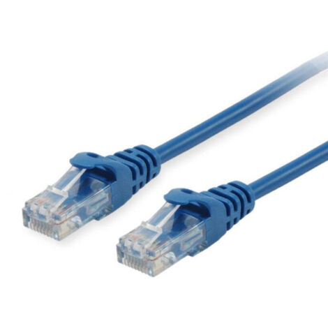 Cable red latiguillo RJ45 cat.6 UTP 0.5 metros / Azul /  Equip  625437 (1/3)