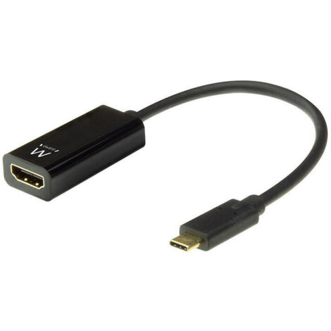 Adaptador USB-C a HDMI Ewent EW9823 Negro 15 cm 4K Ultra HD (1 unidad) (1/3)