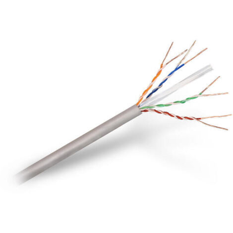 Cable de Red Rígido UTP Categoría 6 Aisens A135-0261 Gris 100 m (1/2)