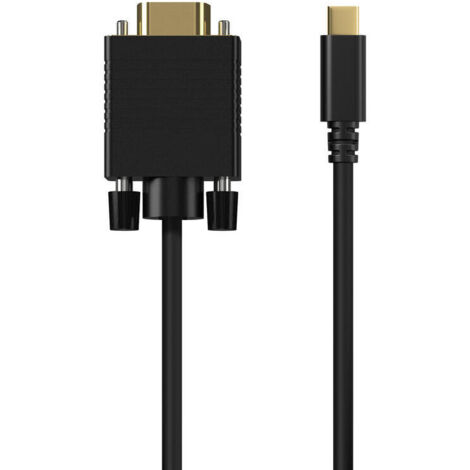 Adaptador USB-C a DisplayPort Aisens A109-0692 Negro 80 cm (1/3)