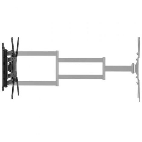 AISENS - SOPORTE ECO GIRATORIO, INCLINABLE Y NIVELABLE PARA MONITOR/TV 35KG DE 23-65, NEGRO (1/2)