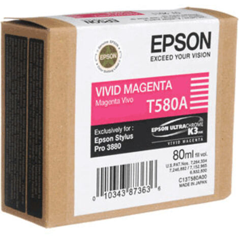 Cartucho de Tinta Original Epson C13T580A00 Rojo Magenta (1/2)