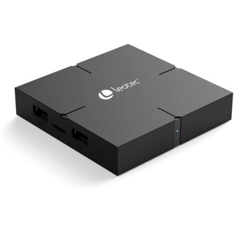 Reproductor Android 11 TV Box 4K – Procesador S905W2 Quad Core – 2GB RAM – 16GB almacenamiento – Compatible con streaming – Leotec (1/3)