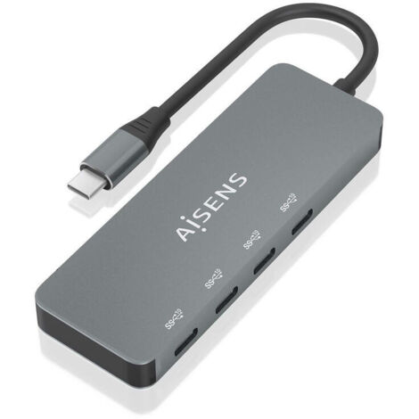 Hub USB Aisens A109-0695 Gris (1 unidad) (1/4)