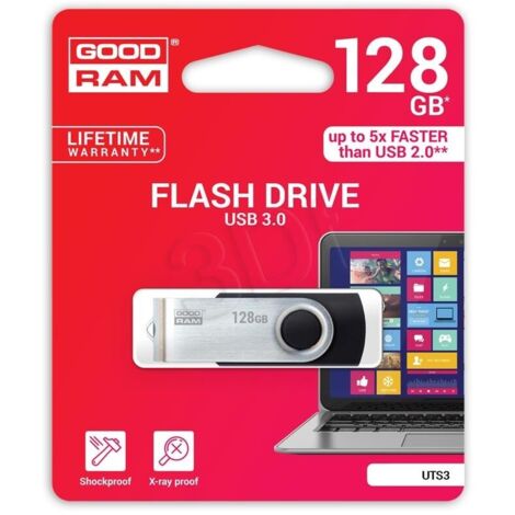 Goodram UTS3 Lápiz USB 128GB USB 3.0 Negro (1/5)
