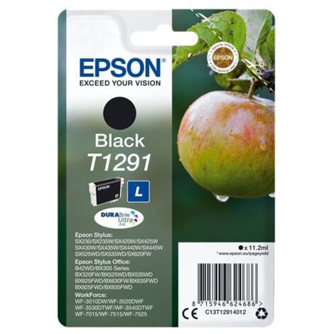 Cartucho de Tinta Original Epson SX 235W/420W/425W/BX305F/320FW Negro (10 Unidades) (1/2)