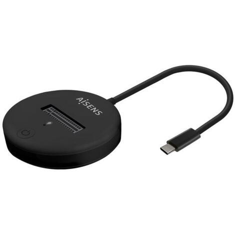 Dock USB Tipo-C para SSD M2 NGFF Aisens ASUC-M2D013-BK/ Negro (1/4)