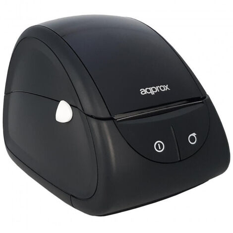 Impresora de Tickets/ Etiquetas Approx appLAB3 / Térmica/ Ancho papel 80mm/ USB-RS232/ Negra (1/4)
