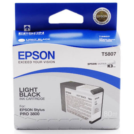 Cartucho de Tinta Original Epson C13T580700 Negro (1/2)