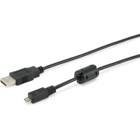 CABLE USB-A A MICROUSB 1.8M EQUIP CON FERRITA 128551 (1/2)