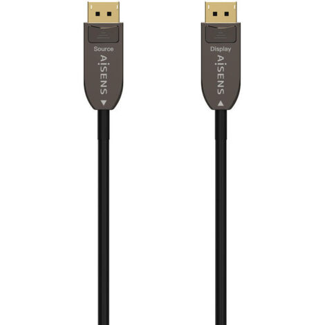 Cable Displayport 1.4 8K Aisens A155-0609/ Displayport Macho - Displayport Macho/ 30m/ Negro (1/4)