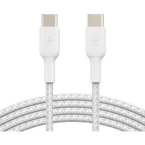Cable USB Belkin CAB004BT1MWH2PK Blanco 1 m (1/4)