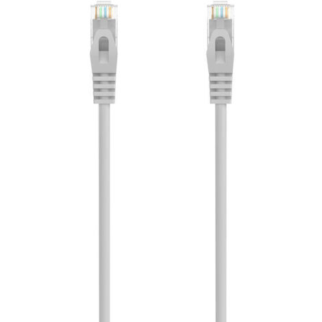 Cable de Red RJ45 AWG24 UTP Aisens A145-0555 Cat.6A/ LSZH/ 20m/ Gris (1/4)