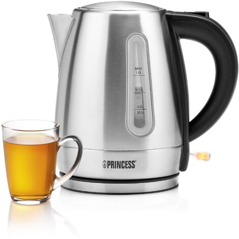 Hervidor Princess 01.236023.01.001 Gris Negro/Plateado Acero Inoxidable Plástico 2200 W 1 L (1/5)
