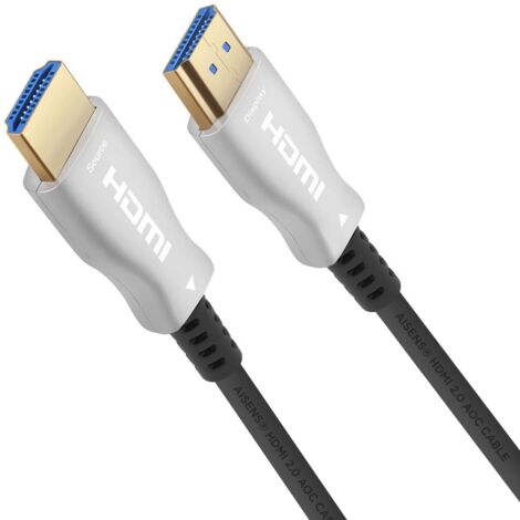 Cable HDMI 2.0 AOC 4K Aisens A148-0377/ HDMI Macho - HDMI Macho/ 15m/ Negro (1/3)