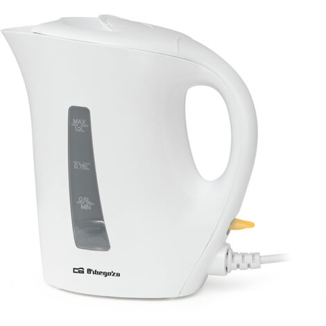 Hervidor de Agua Orbegozo KT 4150/ 1200W/ Capacidad 1L (1/2)