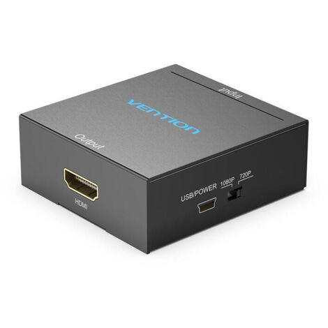 RCA TO HDMI CONVERTER BLACK METCABL AL TYPE (1/4)