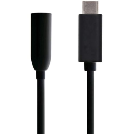 AISENS - CONVERSOR USB-C A AUDIO, USB-C/M-JACK 3.5/H, NEGRO, 15CM (1/2)