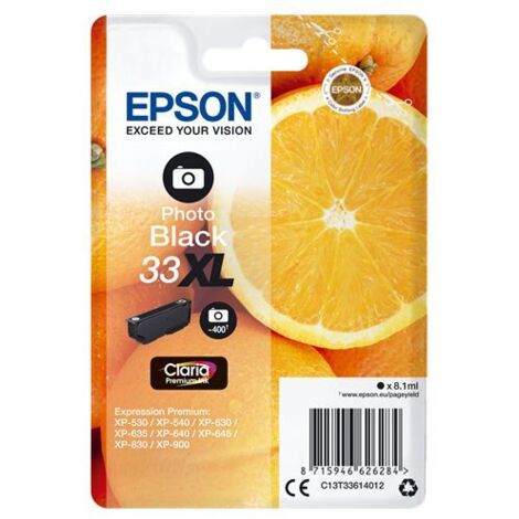 Cartucho de Tinta Original Epson C13T33614012 Negro (1/2)