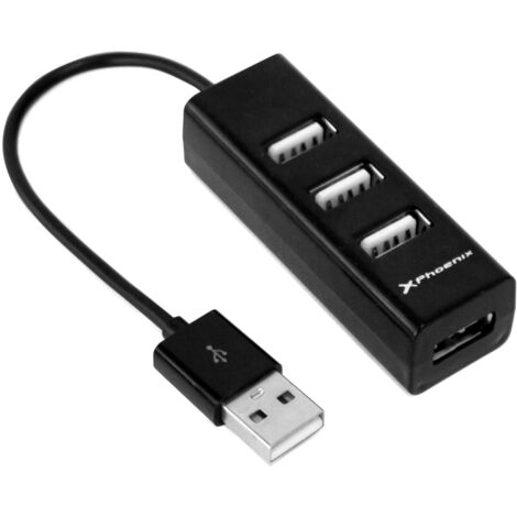 Hub usb portatil phoenix 4 puertos (1/5)