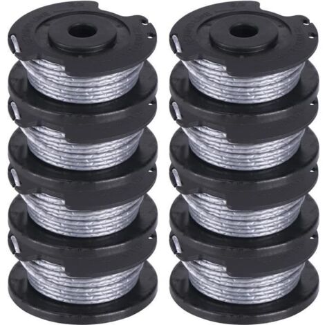 Lot de 8 bobines de fil de rechange pour débroussailleuse Bosch Art 23 26 SL 4 m x 1,65 mm[530] (1/4)