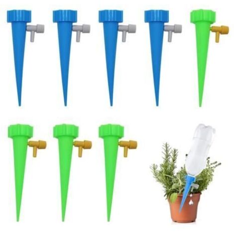 Kit d'irrigation automatique - 8Pcs - Goutte à goutte bouteille - Blanc - Universel (1/4)