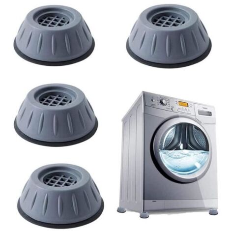 Patins anti-vibrations caoutchouc antidérapant, 4 Pièces Tampons À Pied Machine À Laver Anti Vibration Tampon, pieds de machine (1/4)