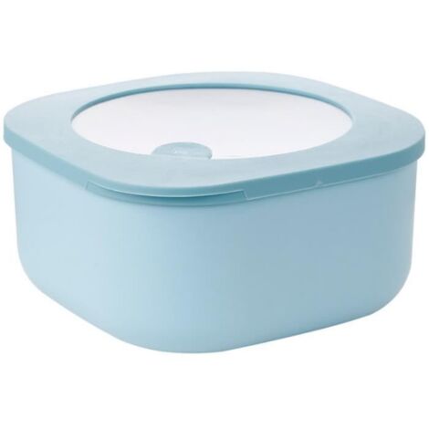 BOITES DE CONSERVATION Mixte - Boîte à lunch en plastique portable Boîte de rangement alimentaire 1400 ml - bleu GO™ (1/4)