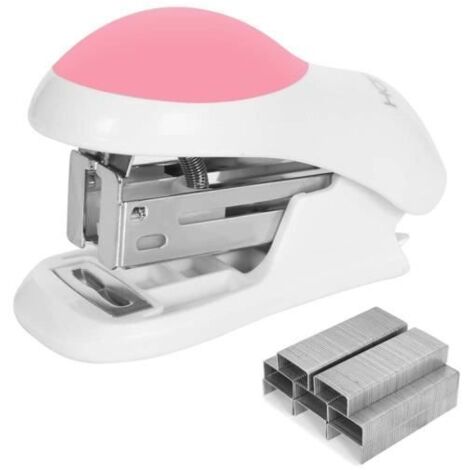 Mini Agrapheuse, Agrapheuse Avec Agraphes, Agrafeuse Bureau 24/6, Agrafe, Mini Agrafeuse,Stapler Mini,mini Agrafeuse De Poche,(Rose) (1/4)