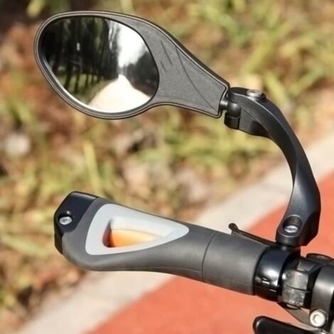 Rétroviseur vélo -  - Miroir de sécurité - Acier inoxydable - Nylon - 22,2 mm (1/4)