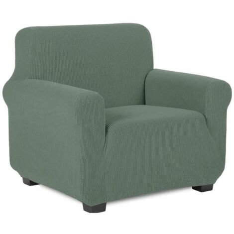 Housse de Canapé 1 Place,1 Pièce Jacquard Housse de Canapé Extensible Protege Sofa Canapé Revêtement de Canapé(1 Place,Cyan) (1/4)