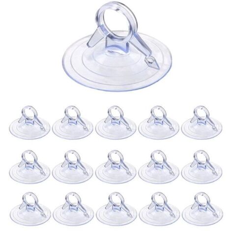Ventouse - Mini Ventouse 45mm - 100 Pièces - PVC - Caoutchouc - Transparent (1/4)