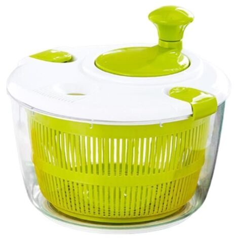 Essoreuse à Salade - Bagno - 5L - Plastique - Vert - Multifonctionnelle (1/4)
