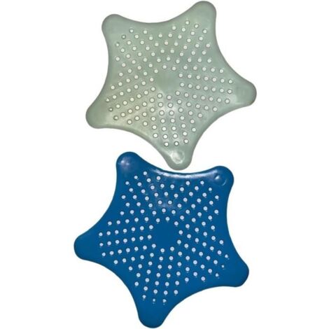 Filtres Évier Universels - Non spécifié - Lot de 2 - Silicone - Ventouse - Design Étoile (1/4)