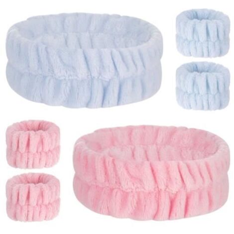 Bandeau Cheveux - Non spécifié - Lot de 6 - Microfibre Douce - Forte Absorption - Pour Maquillage et Spa (1/4)