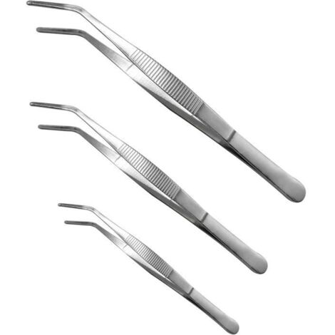 Pince de Cuisine - Inox - 20 cm, 25 cm, 30 cm - Antidérapante - Résistante à la chaleur - Polyvalente (1/4)